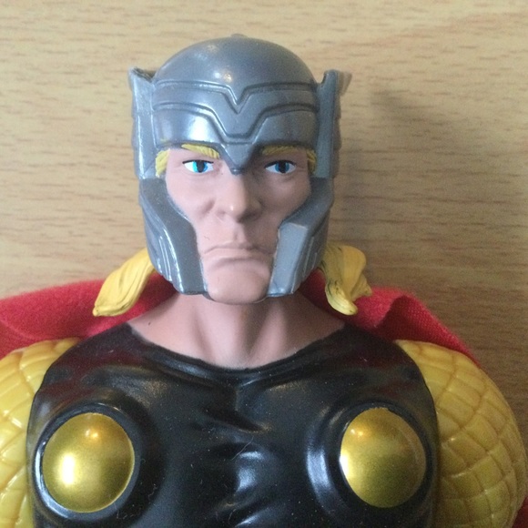 2013 Marvel Thor Hasbro Avengers Figure 12” Gold Arms - Picture 2 of 9